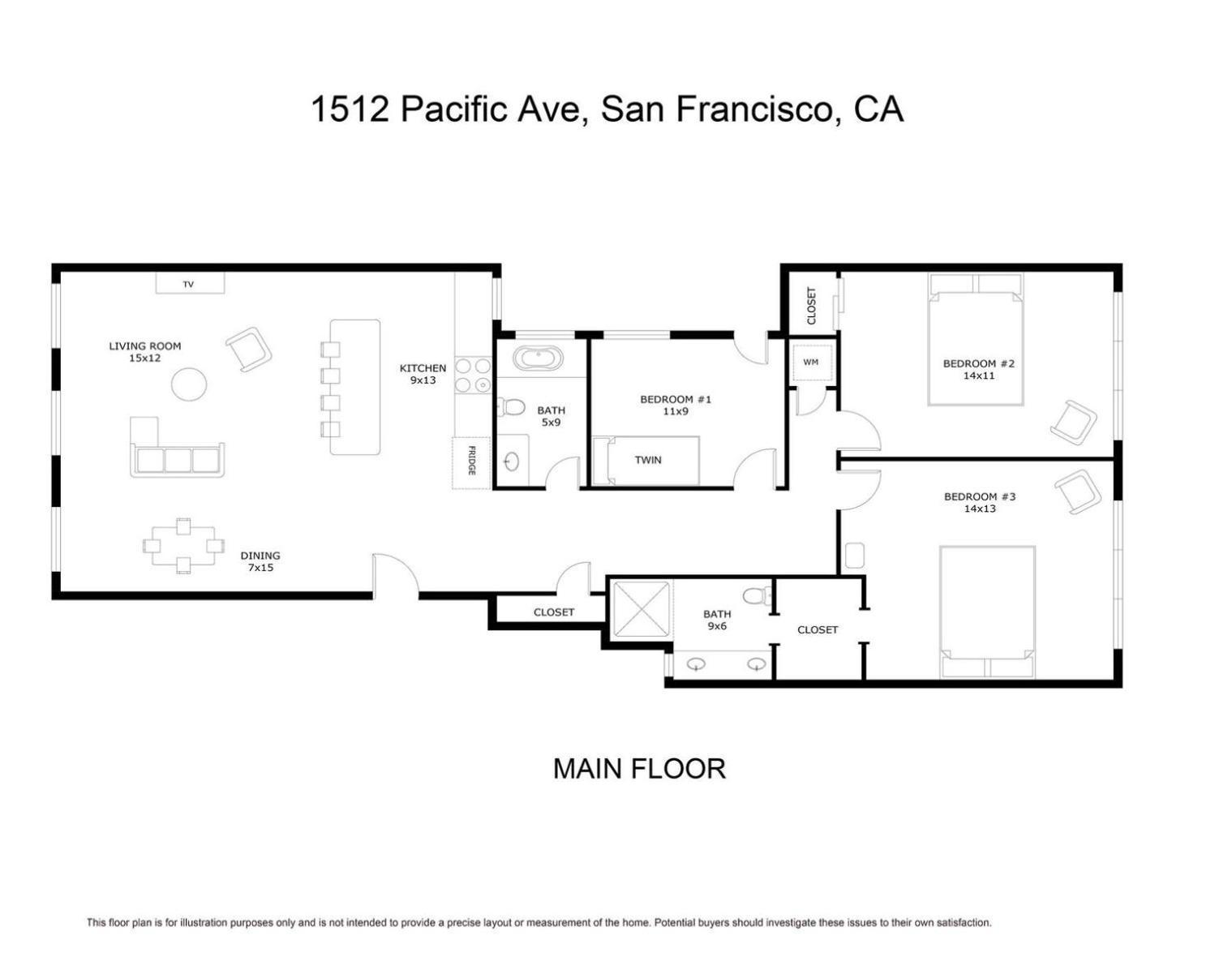 Russian Hill 3Br Nr Park Museum Dining Shops Sfo-1544 Lejlighed San Francisco Eksteriør billede